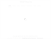 Tablet Screenshot of mopmarine.com